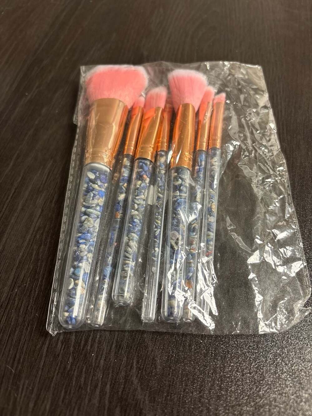 7PCS Makeup Brush Set Foundation Powder Concealers Eye Shadows - Lapis Lazuli